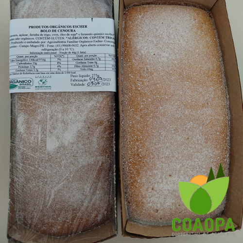 BOLO DE CENOURA 275gr - ESCHER