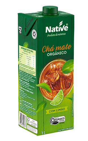 SITE SUCOS E CHÁS | CHÁ MATE COM LIMÃO NATIVE ORGÂNICO