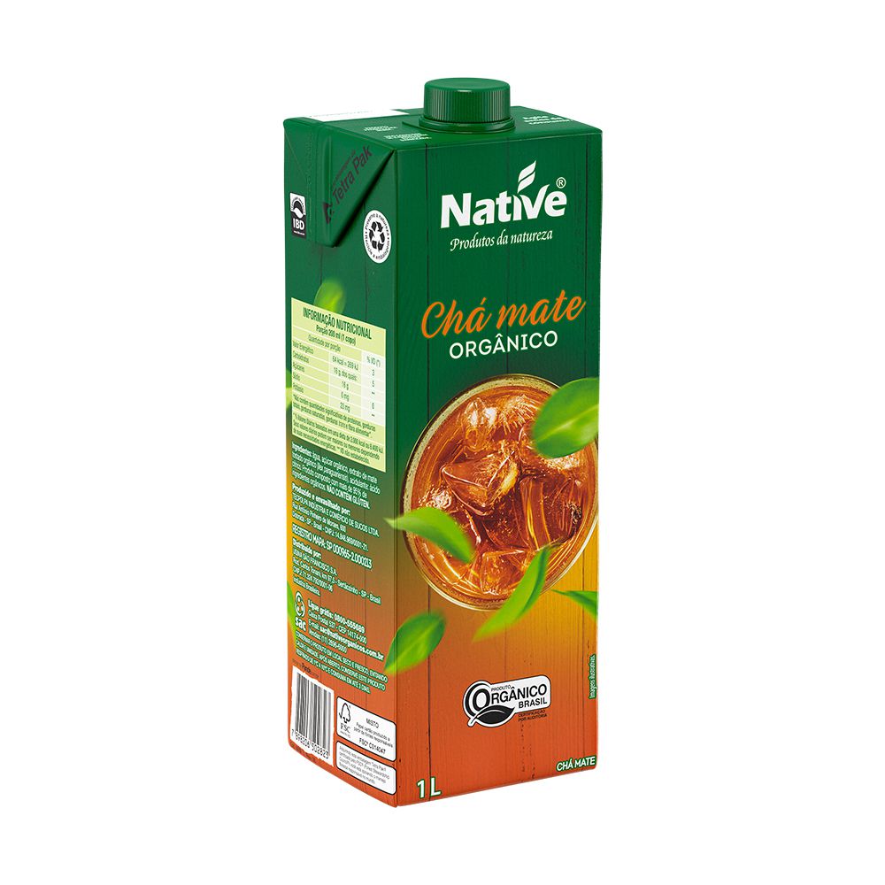 SITE SUCOS E CHÁS | CHÁ MATE NATIVE ORGÂNICO