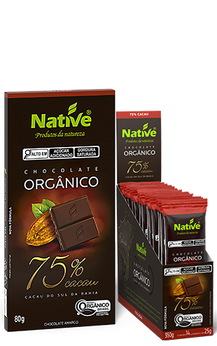 SITE CHOCOLATES | CHOCOLATE 75% ORGÂNICO 25gr