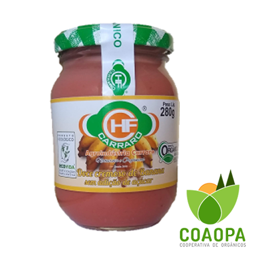 SITE DOCES SEM AÇÚCAR | DOCE CREMOS DE BANANA SEM ADIÇÃO DE AÇÚCAR 280gr