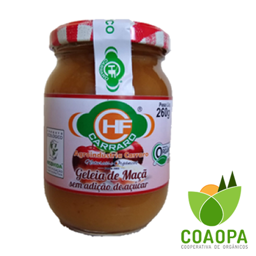SITE DOCES SEM AÇÚCAR | GELEIA DE MAÇA SEM ADIÇÃO DE AÇÚCAR 260GR