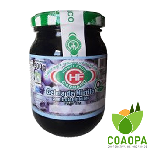 GELEIA DE MIRTILO COM FRUTAS INTEIRAS 300gr